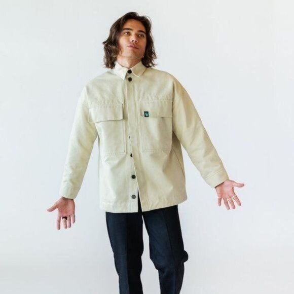 UNLESS Biodegradable Utility Jacket in Canvas - Picture 2 of 7